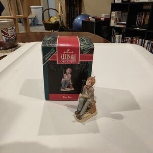 Vintage 1991 Hand Painted Porcelain Hallmark Christmas Carol Collection